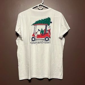NWT golf cart Christmas tee